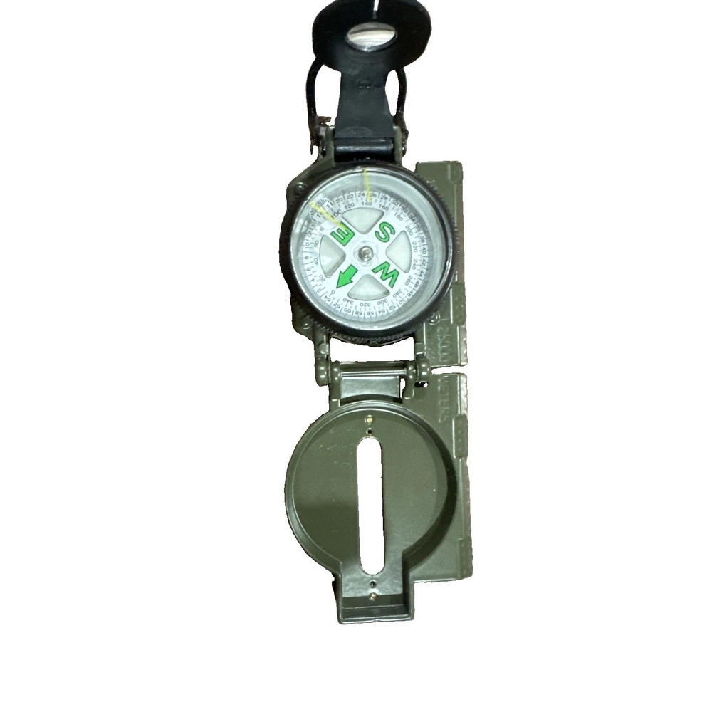 Military Style Lensatic Compass Metal Hiking Camping Survival Navigation Compass
